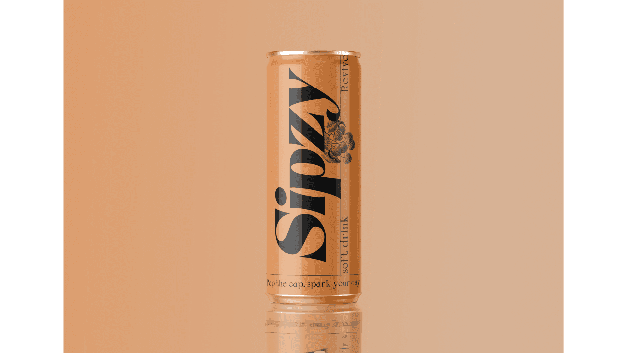 Sipzy Can with Reflection